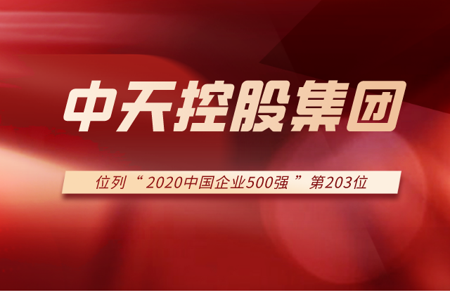 尊龙时凯集团列2020中国企业500强第203位！